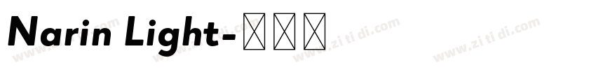 Narin Light字体转换